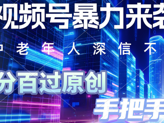 视频号小众暴力赛道,最新带货玩法,小白也能轻松日入500+ 保姆及教程